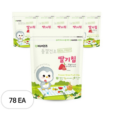 베베잇츠 동결건조 과일칩, 78개, 12g