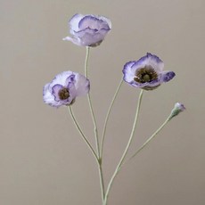 가짜 양귀비 실크 긴 스템 인공 꽃 집들이 정원 테이블 웨딩 DIY 파티 신부 장식, 1개, Fushcia