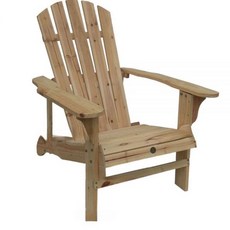 야외 조립식 실외 등받이 복고풍 원목 의자 일광욕 팔걸이 펜션 썬베드 전원주택, A.칠하지않은흰색배아