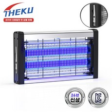 THEKU 전기 모기퇴치기 가정용 업소용 대형 전기 포충기 10W 간편 청소 LED 모기채 램프, B6-10W(중)