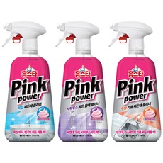 홈스타 핑크파워 욕실 클리너750mL + 샤워부스 클리너 750mL + 주방 클리너 750mL, 1개