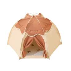 포시즌 고양이집숨숨집 텐트 침대 고양이 숨숨집 하우스 반려동물 텐트하우스 강아지 고양이 울타리 코너텐트 대형, 1개