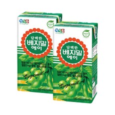 베지밀 담백한 에이 두유, 190ml, 24개