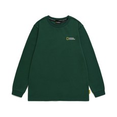 내셔널지오그래픽 키즈 K233UTS020 스몰로고 싱글 티셔츠 BOTANICAL GARDEN GREEN 243280