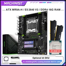 MACHINIST X99 마더보드 RAM 16GB 채널 2640 듀얼 DDR4 콤보 XEON V3 키트 2011 CPU E5 옵션 MR9A