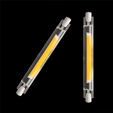 슈퍼 밝은 디밍이 가능한 20W 40W R7S LED 옥수수 전구 78mm 118mm 220V 110V r7s cob led 램프 할로겐 빛 투광 조명 조명 교체, 따뜻한 흰색, 30W 118MM Dimmable