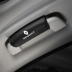 메간 트윙고 클리오 탈리스만 캡처 트래픽 퀴드 스케닉 차량용 실내 도어 핸들 커버 루프, 2. 2Pcs Black, 기본