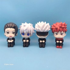 FATTYS 주술회전 Q버전 고죠 사토루 게토 나나미 피규어 자동차장식, 1개, D