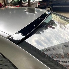 BMW 5 시리즈 F10 528i 535i 550i 11-17년 ABS 글로시 블랙 리어 윈도우 루프 스포일러 호환, 카본 룩