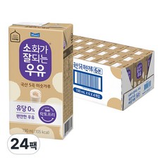 [매일유업] 락토프리 소화가 잘되는 우유 미숫가루 190ml, 24개
