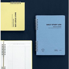 만년 다이어리 A5 데일리 스터디플래너 4개월 위클리, 1개, 플래시드블루