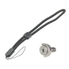 삼각대 1/4 인치-20 카메라 나사 D 링 핸들 퀵 릴리스 스테인레스 스틸 SLR 리그 플레이트 짐벌 모노 포드, 01 빠른  Mainland, 08 Steel Hex Strap