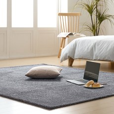 WS Company 可水洗無塵毛茸茸四季四季客廳方塊地毯 10 毫米