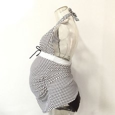 임산부 비키니 임부 맘 만삭 수영복 홀터넥 몸매커버