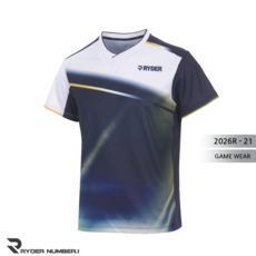 라이더 2026R-21 경기복 게임웨어 반팔티 배드민턴 피클볼 탁구 스포츠의류