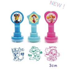 汪汪隊印章 集點印章 卡通印章 兒童印章 汪汪隊 鼓勵印章 獎勵印章 可愛印章 好棒棒印章 好寶寶印章 正版, 1個, 【汪汪隊旗子印章】-隨機1枚, Multicolor