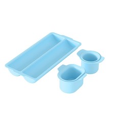 LETS BAKING 蛋糕棒棒糖模具套裝 DIY烘焙工具, 3件套-opp袋裝-藍, 1個