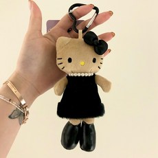 정품 키티 키링 태닝 키티 롱다리 키링 백참, 1개
