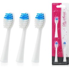 dretec(드리텍) 음파 전동 칫솔 '닥터 소닉' 방수 저소음 화이트, 1개