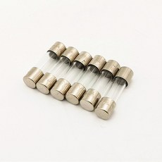 유리관휴즈 자동차 퓨즈 세트 100개/로트 T1A 250V 5X20mm 슬로우 블로우 유리관 1암페어., [01] 옵션1