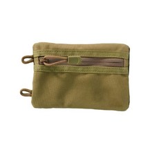 야외 다기능 보관 가방 분실 방지 운동 래치 지퍼 마모 방지 등반 가방 열쇠, Khaki, 1개