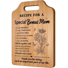 Milcier 여성용 우정 선물 여성 우정을 위한 생일 선물 독특한 베스트 프렌즈 도마 여성을 위한 가장 친한 친구 크리스마스 선물 절친 BFF, Bonus Mom