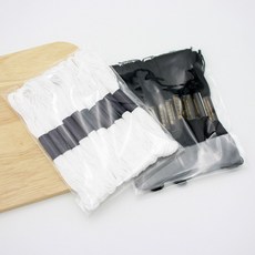 자수실 10개세트 기본색상 십자수, 화이트, 1개
