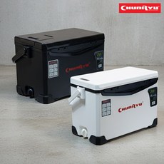 천류 낚시 아이스박스 다용도 쿨러, 화이트, 1개, 28L