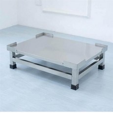 안전 철재사다리 야외 계단 발판 산업용 40X40높이25cm, 보드 가장자리길이 61 너비 46 높이 17, 1개