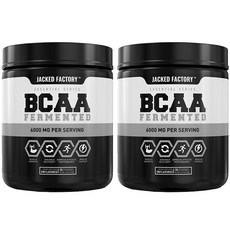 JACKED FACTORY BCAA發酵沖泡粉 原味 6000mg, 2罐, 180g