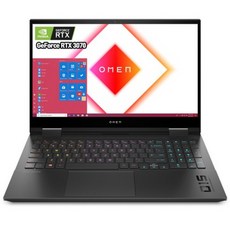 HP 2021 오멘 15.6 코어i7 인텔 10세대 지포스 RTX 3070, Shadow Black, 2TB, 32GB, WIN11 Home, 15-ek1055T2