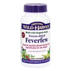 OREGON'S Wild Harvest 無麩質小白菊素食膠囊, 90顆, 1罐