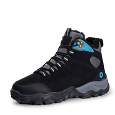 XY 남성면 신발 하이 탑 등산 신발 겨울 야외 도구 신발 기모 따뜻한 눈 신발 오프로드 운동화