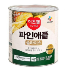 이츠웰 파인애플캔(슬라이스)3.062Kg, 3.062kg, 1개