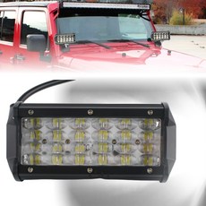 100W LED 작업등 선박 차량용 써치라이트 선박용 차량 사각 써치 DC 12V 24V 야간 서치라이트, 1개