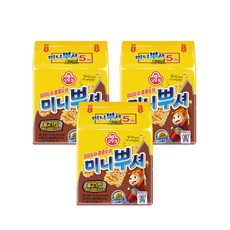 오뚜기 미니뿌셔 불고기맛, 55g, 15개