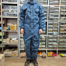 <공구파는언니> 아야지 원피스 작업복 페인트복 방진복 방풍복 도장복 청소복 겨울용, 5개, 블루