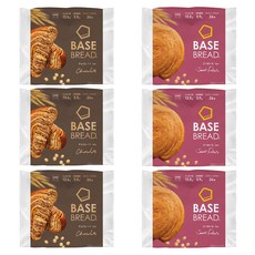 베이스푸드 베이스 브레드 초콜릿 + 고구마 스위트 포테이토, 171g, 3세트, -