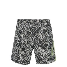 C.P.컴퍼니 바자 프린트 스윔 쇼츠, 그린계열+화이트계열