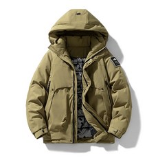 秋冬新款運動休閒工裝夾克男款 冬裝加厚保暖棉服 短款沖鋒外套