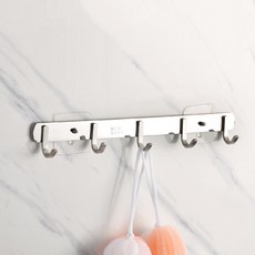 슈와츠코리아 접착식 벽걸이행거 벽후크, 5단, 1개