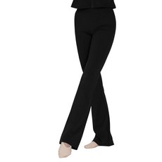 Lovdaswi 십대 소녀용 요가 바지 하이 웨이스트 플레어 레깅스 부츠컷 댄스 캐주얼 팬츠, 5~6세, 블랙 팬츠