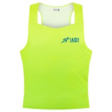 百士奇 運動生活服飾 男款慢跑背心 The Runner 螢光黃