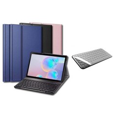 갤럭시탭S6 10.5 SM-T860N T865N T866N 호환 블루투스 무선 키보드 케이스 북커버 케이스나라 삼성, 블랙