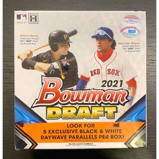 卡世界 2021 Bowman Draft Hobby Lite Box 棒球球員卡 (1盒) ，體驗收集球員卡的樂趣, 1個