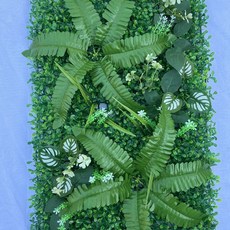Sunday 綠色新款仿真植物綠葉波斯牆面裝飾綠植，室內商場酒店陽臺背景造景, 40*60最新款花生配飾組合18