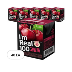 아임리얼 100 고농축 타트체리, 120ml, 48개