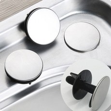린퍼니 싱크대 구멍마개 세제통 커버 스텐 주방, 혼합색상, 4개