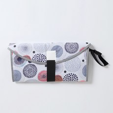 휴대용 접이식 아기 기저귀 교환 패드 여행 필수 방수 설계, 1개, 불꽃놀이