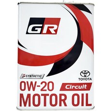 TOYOTA GR 合成機油 4L, 1個, 僅限汽油